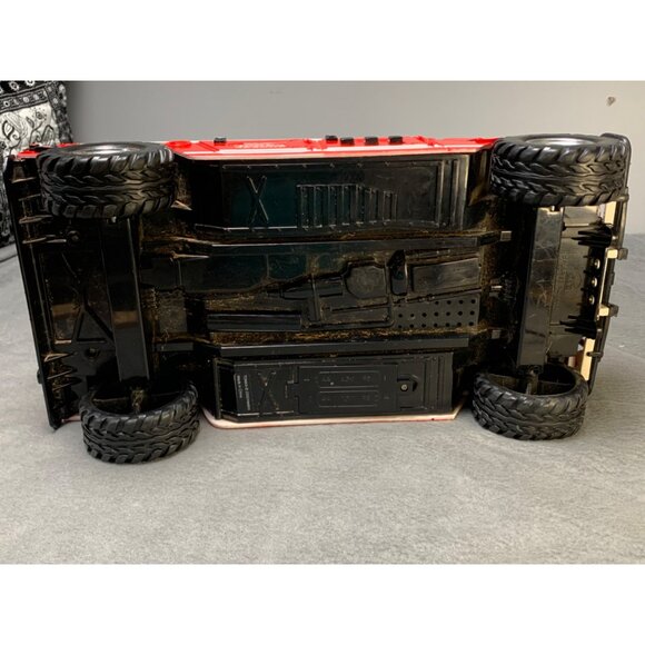 Tonka Fire Rescue Hummer Vehicle 2000s Vintage Red & White with Lights Sounds - Picture 5 of 10